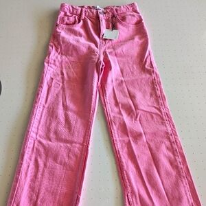 Girls Zara Wide Leg Jeans Size 11-12 NEW